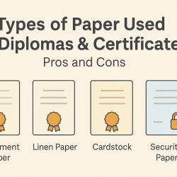 Types of Paper Used in Diplomas & Certificates: Pros and Cons